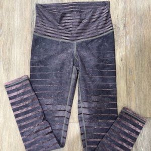 Niyama Sol Vintage Granite Stripe Barefoot Leggings- Size S
